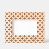 Pastel geometrische cirkels en diamantpatroon gegraveerde lijstjes (Voorkant)