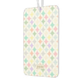 Pastel geometrische cirkels en diamantpatroon luchtverfrisser (Links)