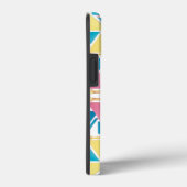 Pastel geometrische driehoeken – moderne retro app Case-Mate iPhone case (Achterkant / Rechts)