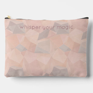 Pastel Geometrische Pop Blush Aangepaste Grote Etui