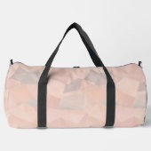 Pastel Geometrische Pop | Blush Aangepaste Grote Plunjezak (Voorkant)