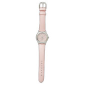 Pastel Geometrische Pop | Blush Aangepaste Kinder- Horloge (Vlak)