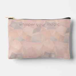 Pastel Geometrische Pop | Blush Aangepaste Kleine Etui