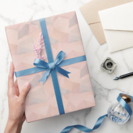 Pastel Geometrische Pop | Blush Inpakpapierrol Cadeaupapier