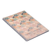 Pastel Geometrische Pop | Zachte Spectrum Aangepas Notitieboek (Rechterzijde)
