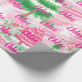 pastel gepersonaliseerd cadeaupapier (Hoek)