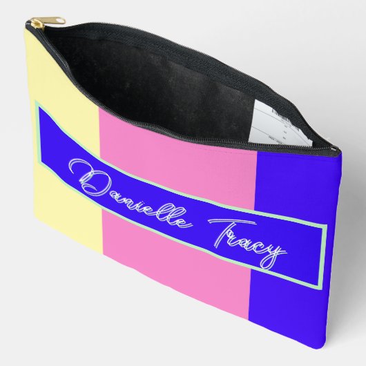  pastel gepersonaliseerde accessoirezak etui (Open)