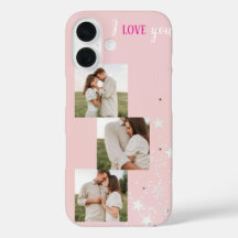 Pastel gepersonaliseerde foto | Tekst iPhone Case