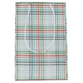 Pastel geruit medium cadeauzakje (Voorkant)