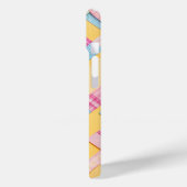Pastel geruite cute vlinderdas Case-Mate iPhone case (Achterkant / Links)