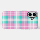 Pastel geruite lente kleuren aangenaam Case-Mate iPhone case (Achterkant (horizontaal))