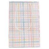 Pastel Geruite zak Medium Cadeauzakje (Voorkant)