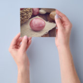 Pastel geschilderde paaseieren flyer (Hand)