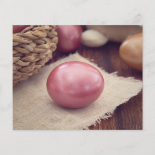 Pastel geschilderde paaseieren flyer
