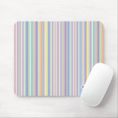 Pastel-gestreepte mousepad muismat (Met muis)