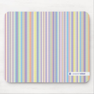 Pastel-gestreepte mousepad muismat