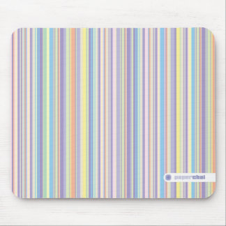 Pastel-gestreepte mousepad muismat