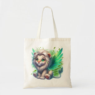 Pastel Gevleugelde Leeuwenwelp Tote Bag
