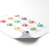 Pastel gevoelens grafiek print (Hoek)