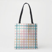 Pastel Geweven Tote Bag (Voorkant)