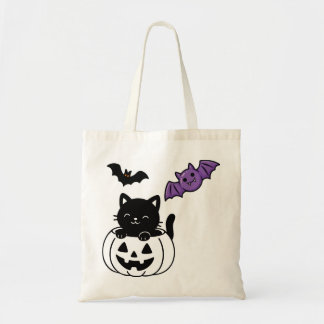 Pastel Ghost Halloween Tote Tas