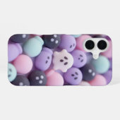 Pastel Ghost Marshmallows Halloween Case iPhone 16 Hoesje (Achterkant horizontaal)