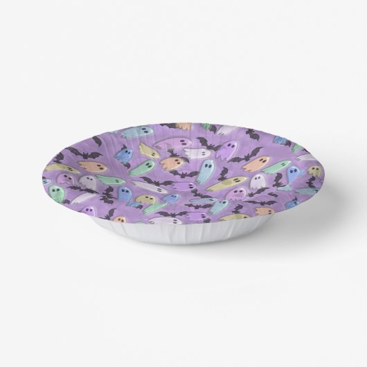 Pastel Ghost Party Papieren Kommen (Gebogen)