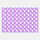 Pastel Ghosts Halloween Wrapping Paper set van 3 (Voorkant 3)