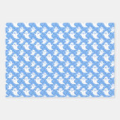 Pastel Ghosts Halloween Wrapping Paper set van 3 (Voorkant 2)