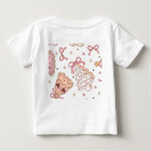 Pastel Gingerbread House Winter 1st Birthday (Achterkant)