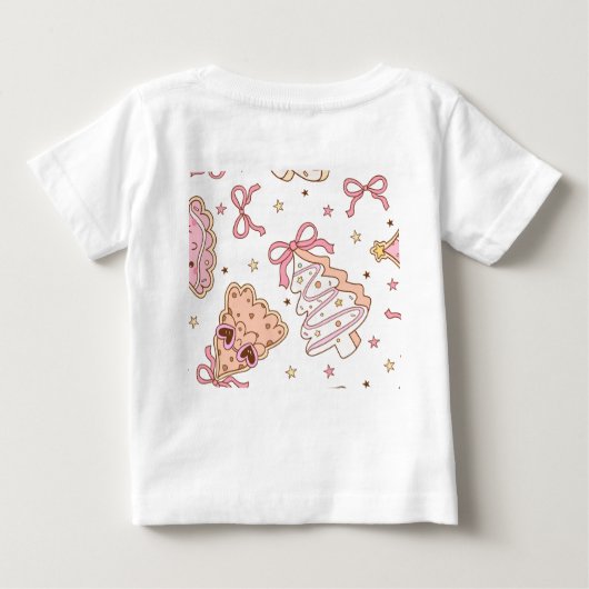 Pastel Gingerbread House Winter 1st Birthday (Achterkant)