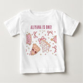 Pastel Gingerbread Winter ONEderland 1e verjaardag (Voorkant)