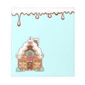 Pastel Gingerbrood House Notitieblok (Voorkant)