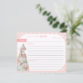 Pastel Gingerbrood Suiker Cake Recipe Kaart (Staand voorkant)