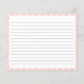 Pastel Gingerbrood Suiker Cake Recipe Kaart (Achterkant)