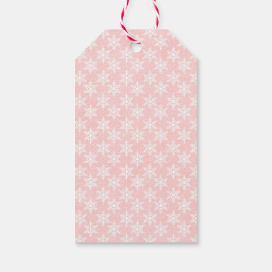 Pastel Gingerbrood Suiker Castle Cake Cadeaulabel (Achterkant)