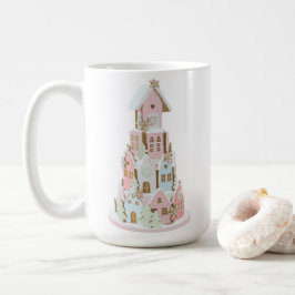 Pastel Gingerbrood Suiker Castle Cake Mok