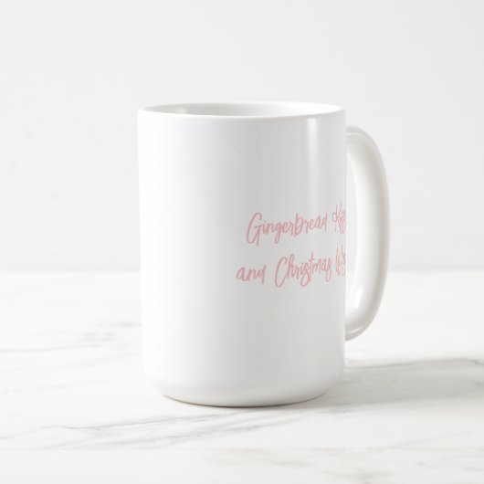 Pastel Gingerbrood Suiker Castle Cake Mok (Voorkant rechts)