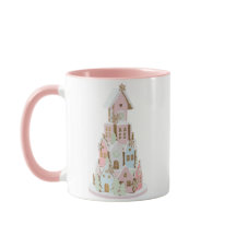 Pastel Gingerbrood Suiker Castle Cake