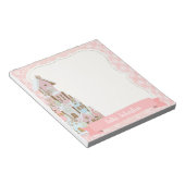 Pastel Gingerbrood Suiker Castle Cake Notitieblok (Schuin)