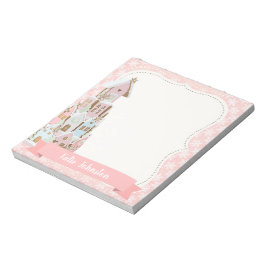 Pastel Gingerbrood Suiker Castle Cake Notitieblok