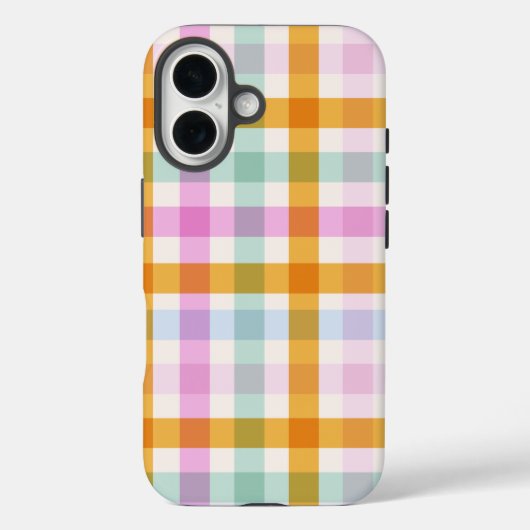 Pastel Gingham Hoesje (Achterkant)