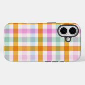 Pastel Gingham Hoesje (Achterkant (horizontaal))
