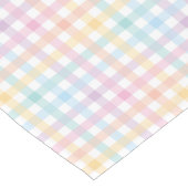 Pastel Gingham Korte Tafelloper (Hoek)