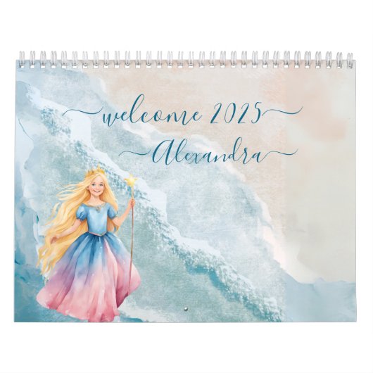 Pastel Girl Beach Adventure Kalender (Hoes)