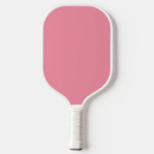 Pastel Girly Groen & Roze Patroon met Initialen Pickleball Paddle (Achterkant)