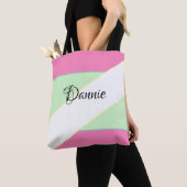 pastel Girly Spring Custom Tote Bag (Dichtbij)