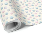 Pastel Glam Disco Ball Ornament Christmas Tree Cadeaupapier (Rol Hoek)