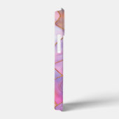 Pastel Glas in lood Gold Lines Case-Mate iPhone Case (Achterkant / Rechts)
