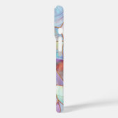 Pastel Glas in lood Gold Lines Case-Mate iPhone Case (Achterkant / Links)